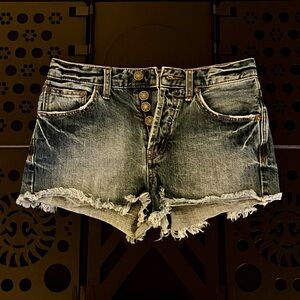 Free People Denim Cut-Off Shorts